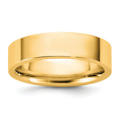 10KY 5.5mm Standard Flat Comfort Fit Band Size 14