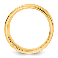 14KY 9mm Standard Flat Comfort Fit Band Size 14