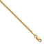 14K 8 inch 1.3mm Franco with Lobster Clasp Bracelet