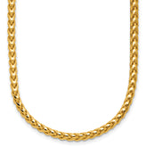 14K 26 inch 3mm Franco with Fancy Lobster Clasp Chain