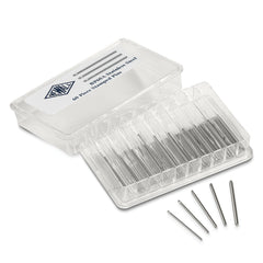 60-piece Stainless Steel with Stamped Ends Pin Assortment