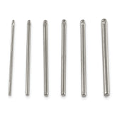 60-piece Stainless Steel with Stamped Ends Pin Assortment