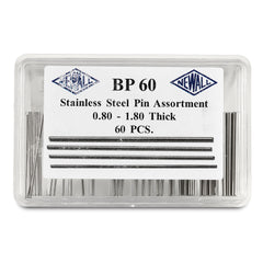 60-piece Stainless Steel Pin Assortment