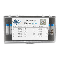 144-piece Foilback Clear Crystal Stone Assortment