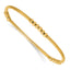 1/20 14K Gold Filled 3.0mm Beaded Tube Stretch Bracelet