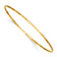 1/20 Hammered Wire Stacking Bangle Bracelet in 14K Yellow Gold-Filled - Sophia Jewelers