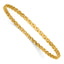 1/20 Woven Bangle Bracelet in 14K Yellow Gold-Filled, 3.5mm - Sophia Jewelers