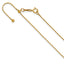 14K Gold Filled Adjustable Box Chain Necklace in 0.8mm Width by Sophia Jewelers