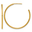 14K Gold Filled 1.30 x 30mm Post Hoop Earrings by Sophia Jewelers