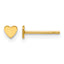 14K Gold Filled 3.5mm Heart Post Earrings by Sophia Jewelers