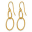 Sparkle Interlocking Circles Dangle Earrings in 14K Yellow Gold-Filled - Sophia Jewelers