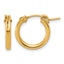 14K Gold Filled 2.30 x 15mm Eurowire Hoop Earrings by Sophia Jewelers