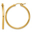 14K Gold Filled 2.30 x 35mm Eurowire Hoop Earrings by Sophia Jewelers