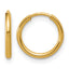14K Gold Filled 1.25 x 12mm Endless Hoop Earrings by Sophia Jewelers