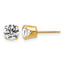 14K Gold Filled 6mm CZ Stud Post Earrings by Sophia Jewelers