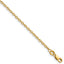 14K Gold Filled Flat Cable Chain Necklace in 2.0mm Width by Sophia Jewelers