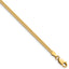 14K Gold Filled Herringbone Chain Necklace in 2.5mm Width by Sophia Jewelers