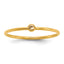 14K Gold Filled Champagne CZ Bezel 1.0mm Stacking Ring by Sophia Jewelers