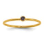 14K Gold Filled Purple CZ Bezel 1.0mm Stacking Ring by Sophia Jewelers