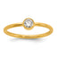 14K Gold Filled CZ 1.50mm Stacking Ring by Sophia Jewelers
