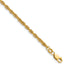 1/20 14K Gold Filled 2.90mm Ropa with Lobster Clasp Chain