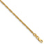 14K Gold Filled Singapore Chain Necklace in 2.0mm Width by Sophia Jewelers