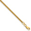 14K Gold Filled Round Venetian Box Chain Necklace in 2.6mm Width by Sophia Jewelers