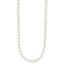 14K Gold Filled 4-5mm White Semi-Round Cultured Freshwater Pearl Necklace