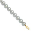14K Gold Filled 8-9mm Grey Cultured Freshwater Pearl Necklace - Sophia Jewelers