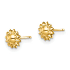 14k Madi K Sunflower Post Earrings