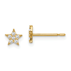 14k Madi K Star CZ Earrings