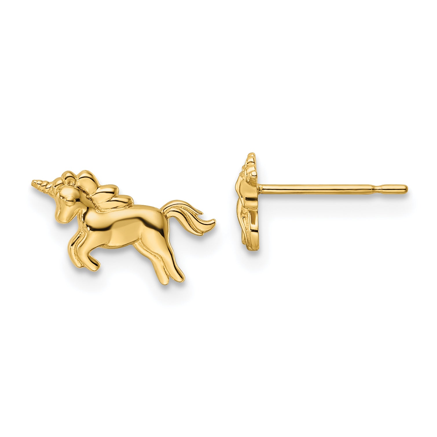 14k Madi K Unicorn Post Earrings