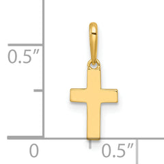 14k Madi K Polished Cross Childrens Charm / Pendant
