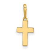 14k Madi K Polished Cross Childrens Charm / Pendant