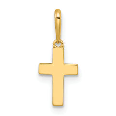 14k Madi K Polished Cross Childrens Charm / Pendant
