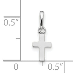 14k White Gold Madi K Children's Cross Pendant