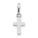 14k White Gold Madi K Children's Cross Pendant