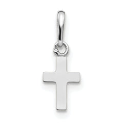 14k White Gold Madi K Children's Cross Pendant