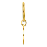 Gold-plated Kelly Waters Round Masonic Key Ring