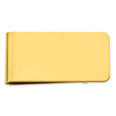 Gold-plated Kelly Waters Polished Rectangle Money Clip