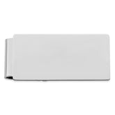 Rhodium-plated Kelly Waters Polished Hinged Money Clip