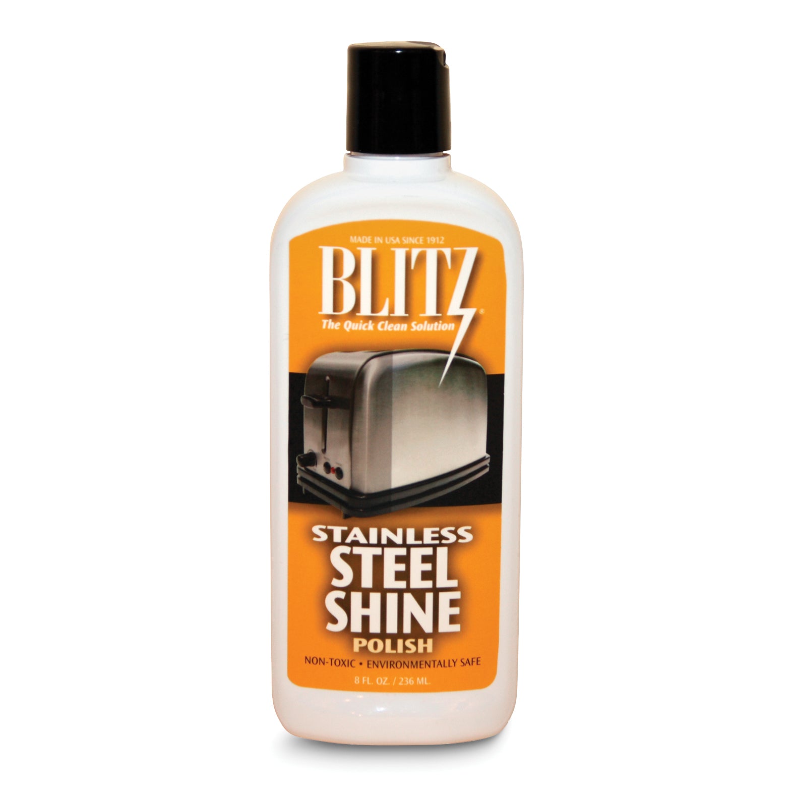 Blitz 8oz Stainless Steel Liquid Polish Bottle