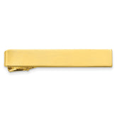 Kelly Waters Gold-plated Satin Engravable Tie Bar