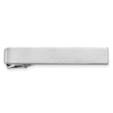 Kelly Waters Rhodium-plated Satin Engravable Tie Bar