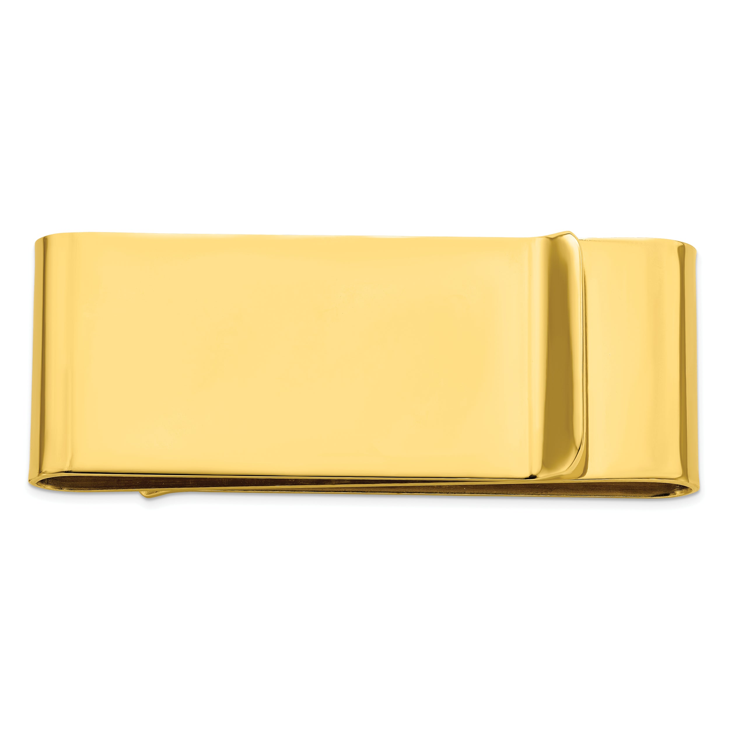 Gold-plated Kelly Waters Stainless Steel Double Fold Money Clip
