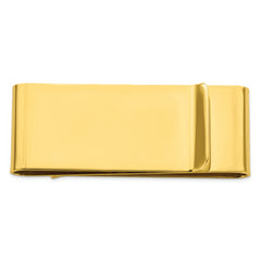 Gold-plated Kelly Waters Stainless Steel Double Fold Money Clip