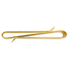 Gold-plated Kelly Waters Stainless Steel Satin Double Fold Money Clip