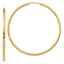 14k Polished Round Endless 2mm Hoop Earrings