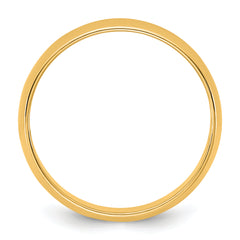 14KY 5.5mm LTW Half Round Band Size 9.5