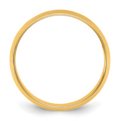 14KY 9mm LTW Half Round Band Size 9.5